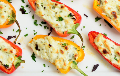 LCHF plnená paprika so syrom LCHF plnená paprika so syrom